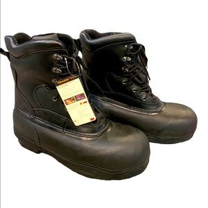 Size 12 SNOWGEAR #411 MEN'S WATERPROOF 1000G INSULATED STUDDED STEEL